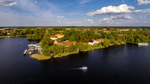 Luftansicht Schlossinsel Mirow