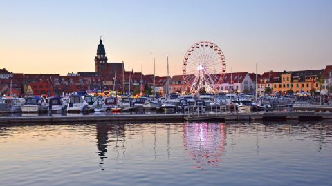 Blick auf die Müritz Sail in Waren (Müritz)